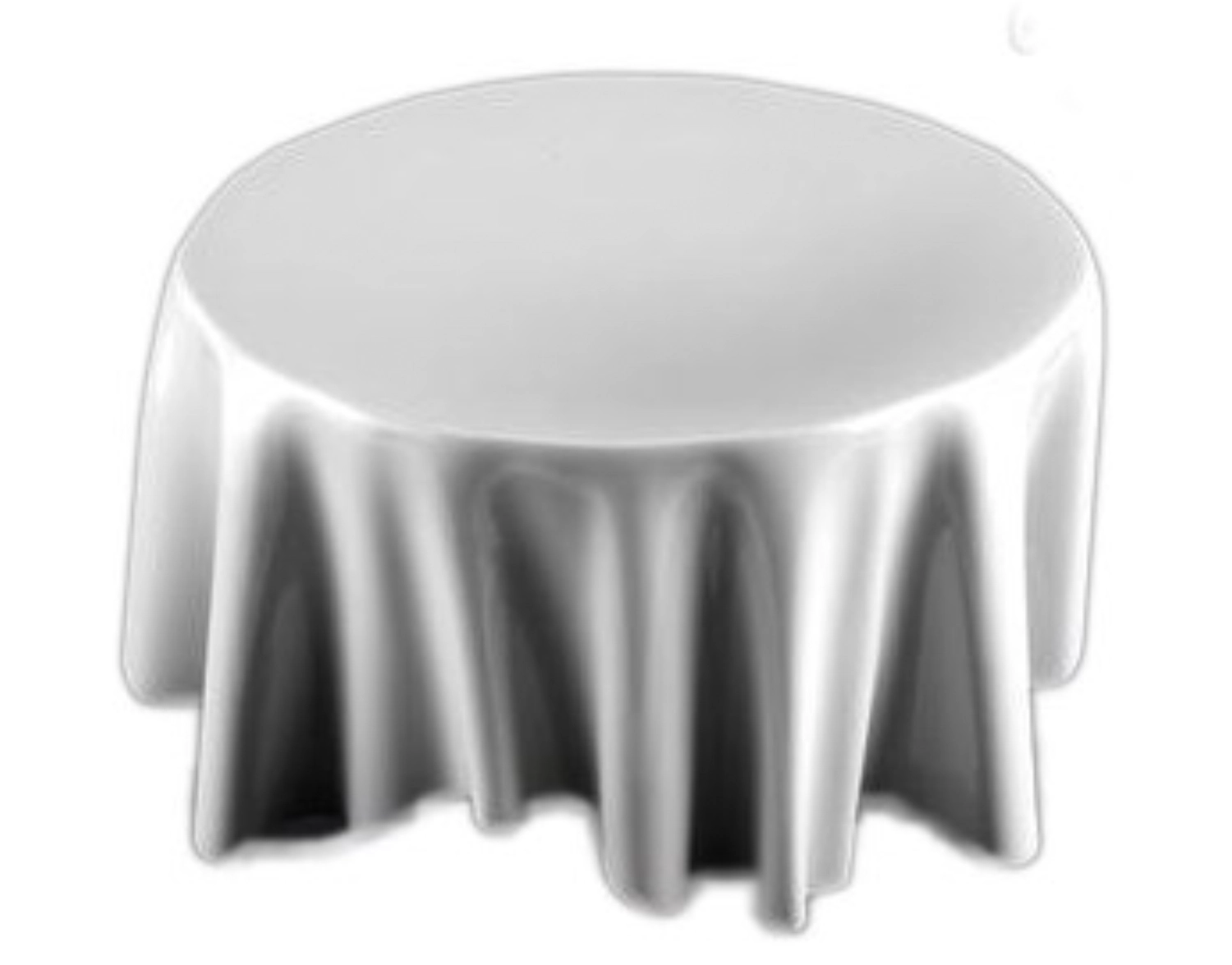 3er Set DRESSCOAT Plateau-Teller, Porz. weiss, D17cm, 0.85L