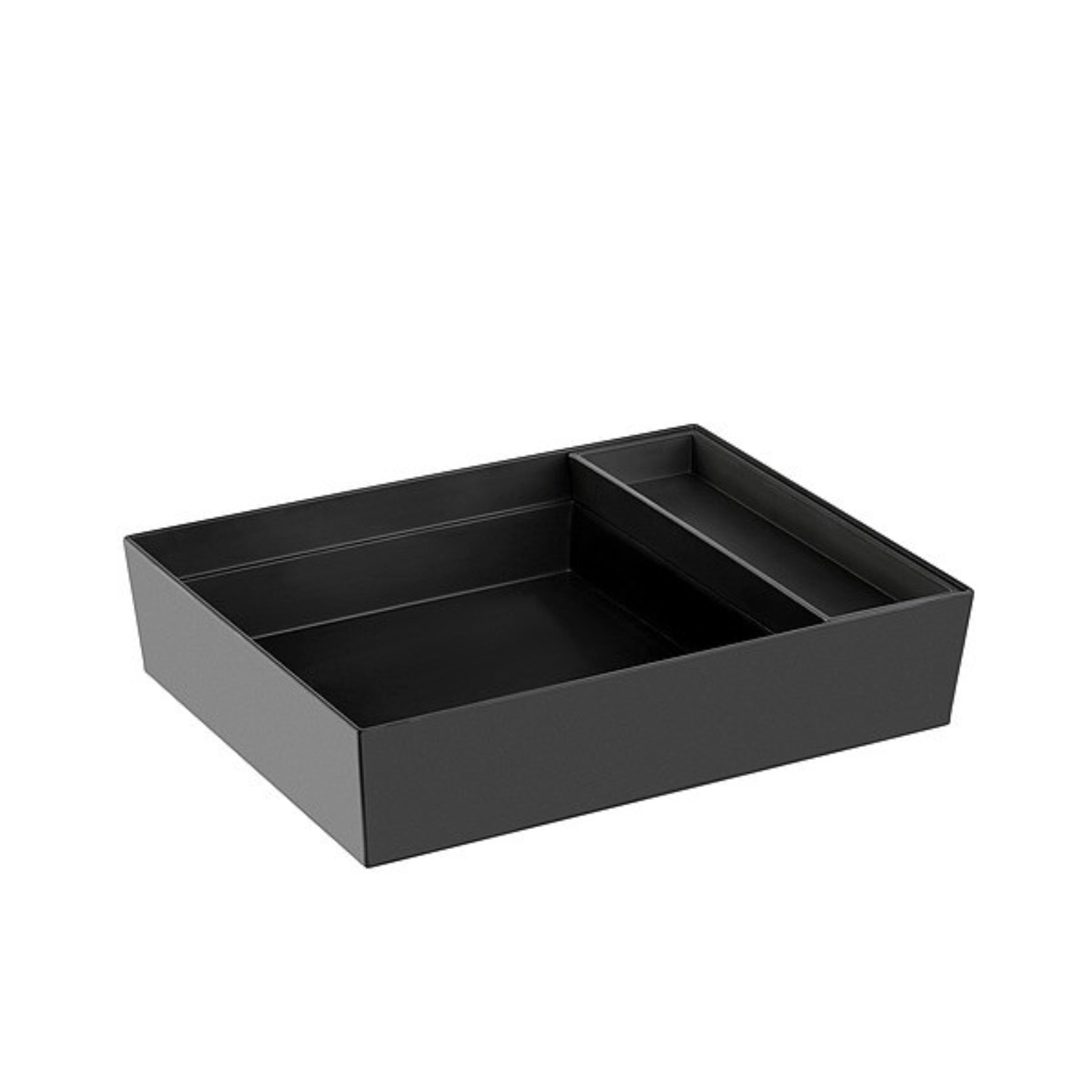 Bento Box Melamin, schwarz matt, 39x30.5x8.5cm