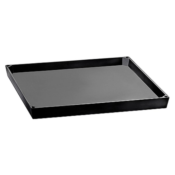 Base/plateau réfrigérant, mélamine, noir mat, 41x41x3.5cm