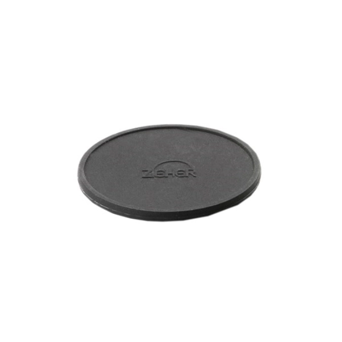 24er Set Untersetzer,Silikon, schwarz, D5cm, H3mm