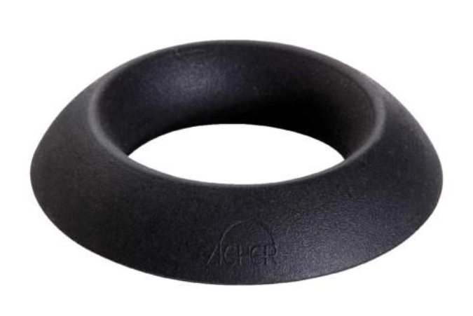 6er Set SELECTION A. Ring, Silikon, schwarz, D8.3cm