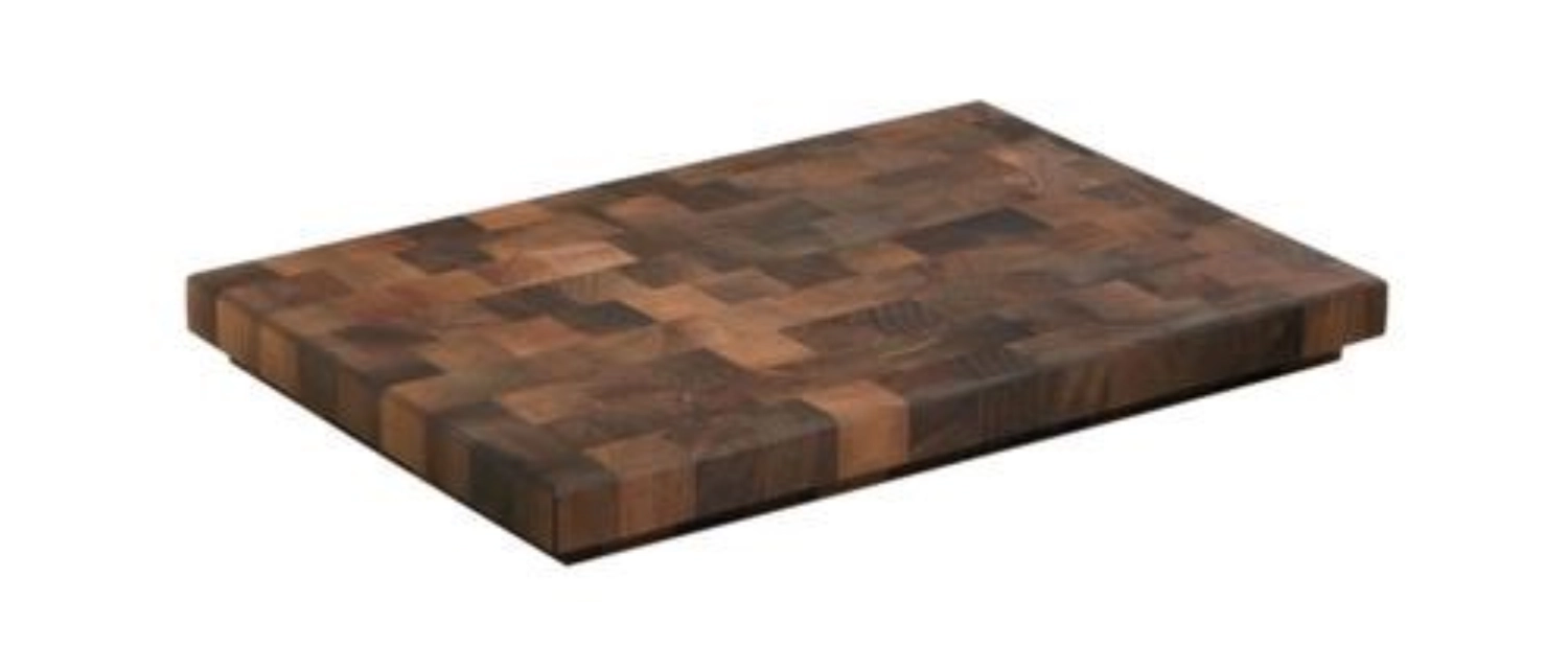 SOLID Schneidbrett, Hirnholz (Walnuss) geölt, 48x32.5x4.8cm