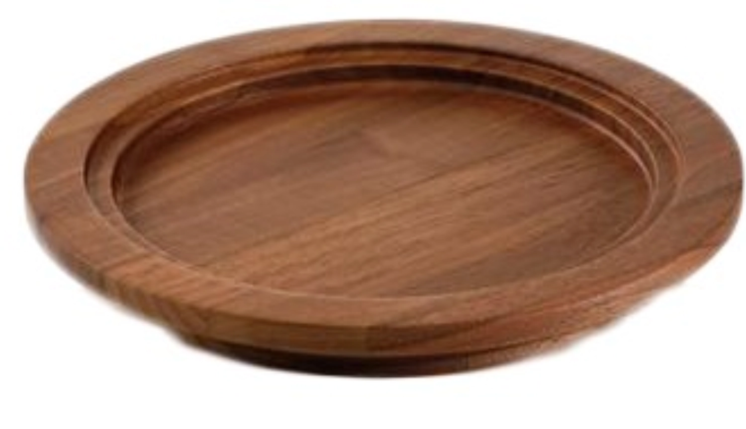 SOLID Untersetzer, Walnuss-Massivholz, D27cm, H3cm