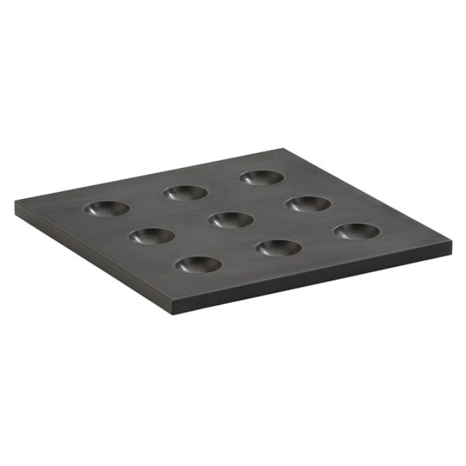 Einsatz für Pralinen, schwarz, 15.8x15.8x1cm