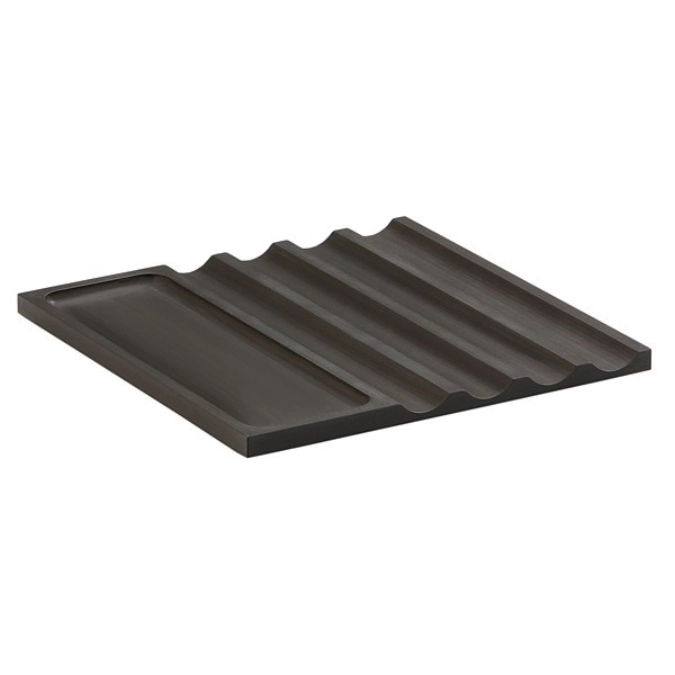 Einsatz für Zigarren, schwarz, 15.8x15.8x1cm