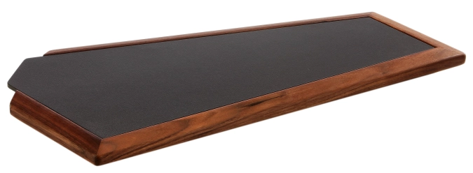 Tablett SOLID Keramikeinlage (Walnuss), geölt 46,5x23x3cm