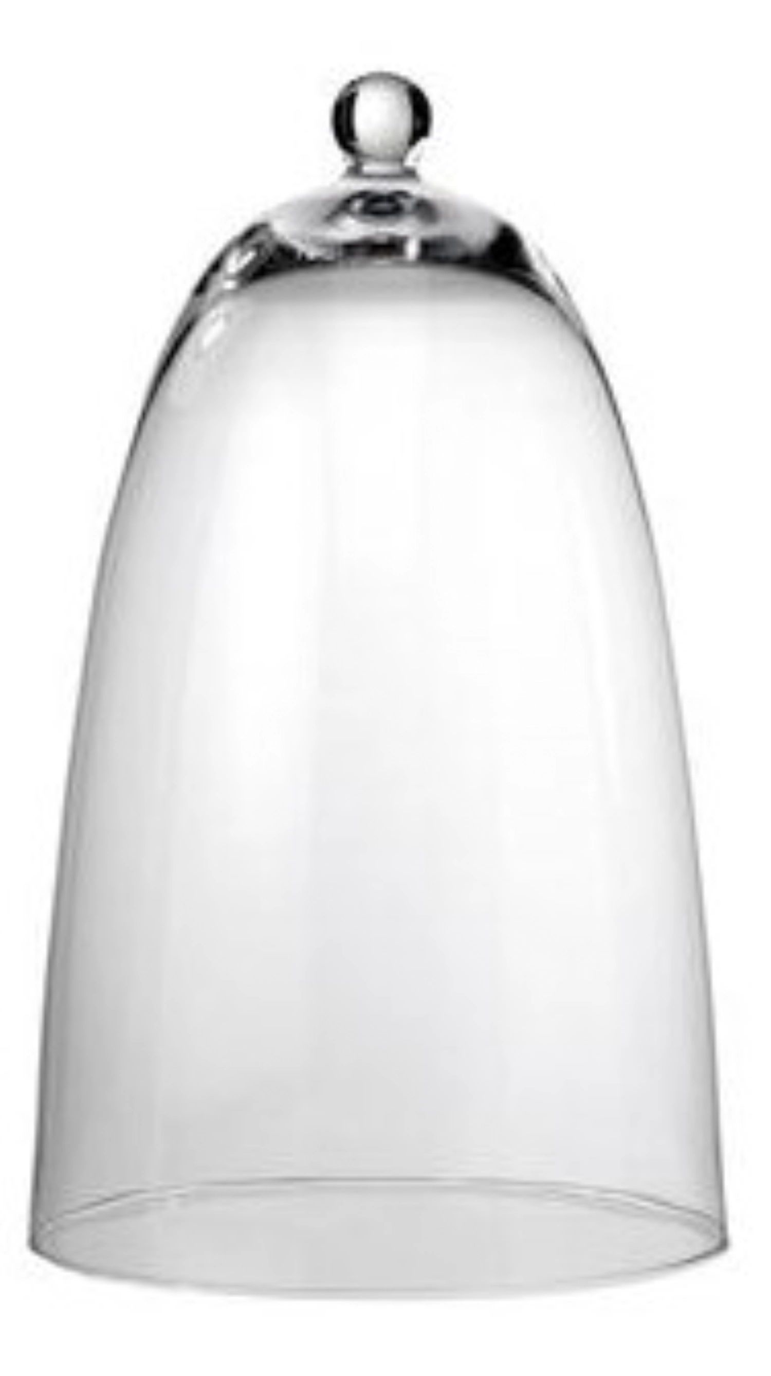Glas-Cloche, Klarglas D26cm, H43cm