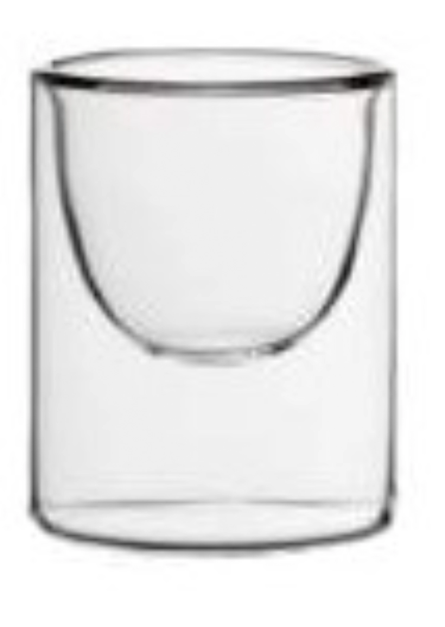 6er Set HALFMOON Glasschälchen, doppelw., D6cm H7.5cm, 0.08L