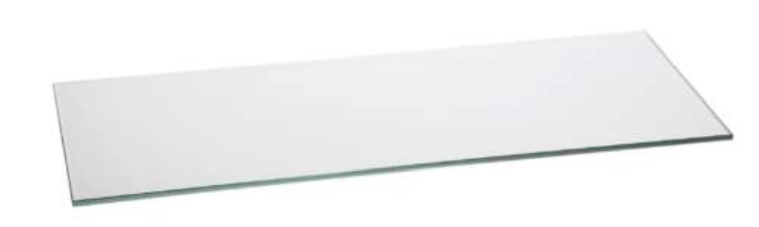 Glas-Buffetplatte, Klarglas, gehärtet, 95.4x39x1cm