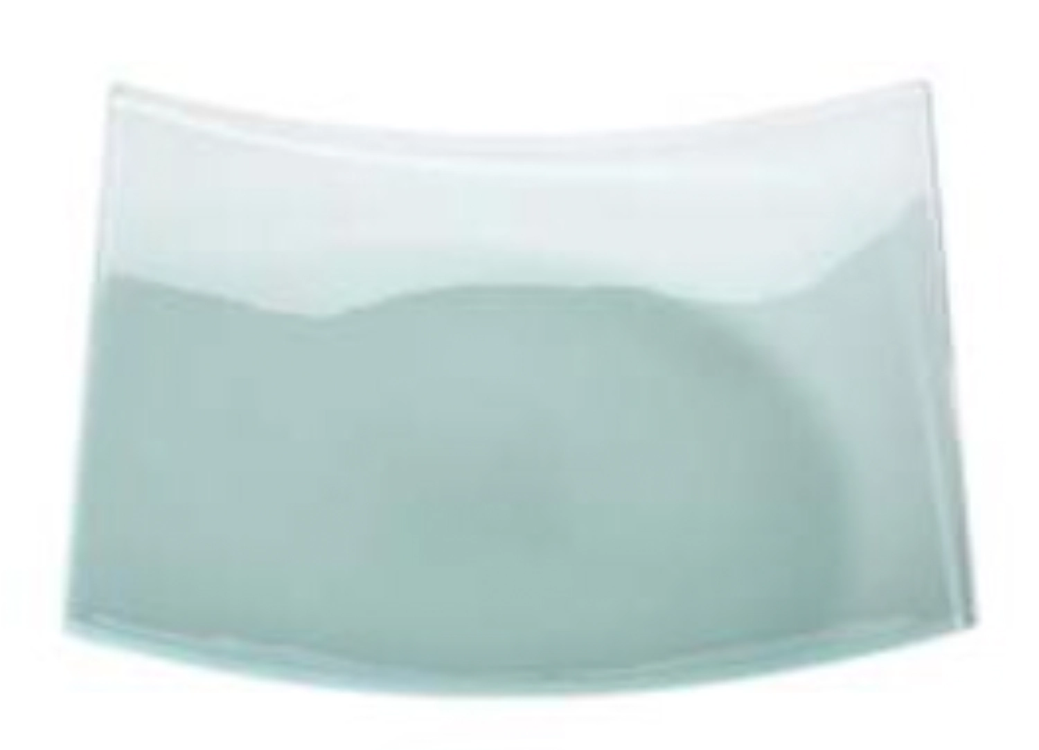 Glas-Buffetschale, satiniert, 38x38cm