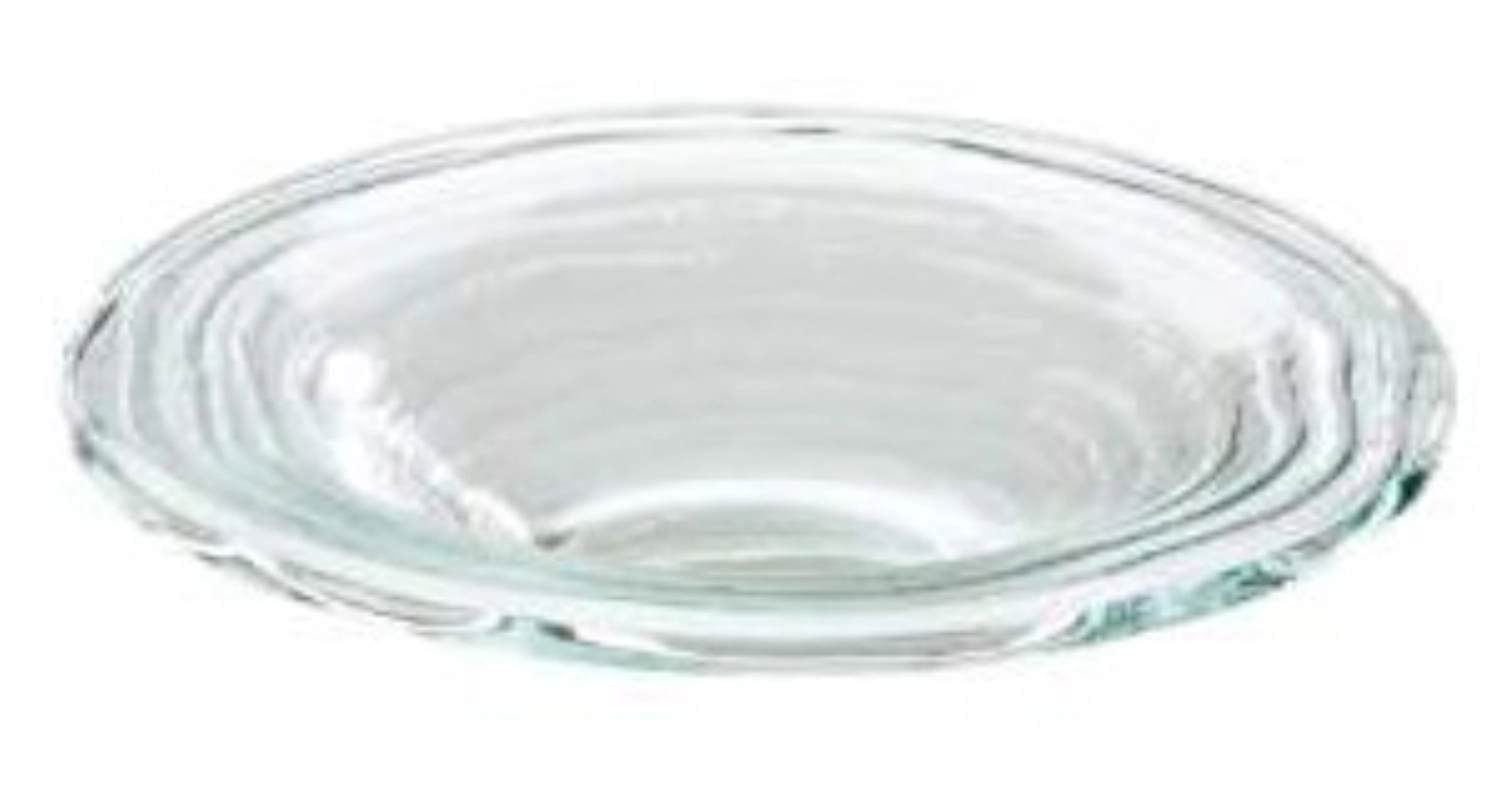 Glas-Buffetschale, klar D35cm, H6cm