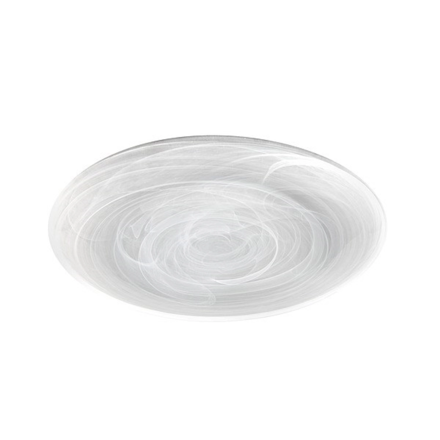 6er Set UNIQUE Glasteller, marmoriert/satiniert, D28cm