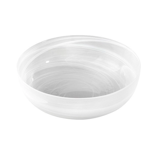 Set de 4 coupes en verre UNIQUE, marbrées/satinées, 2.75L