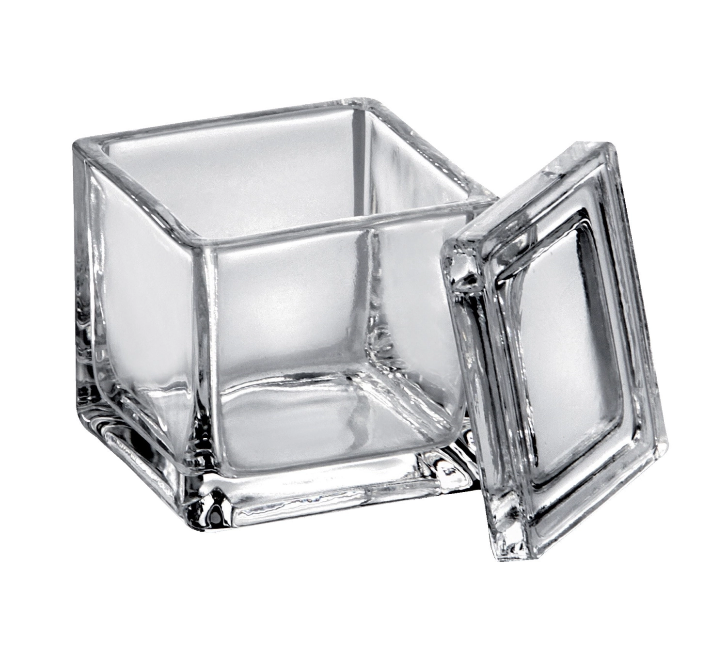 Set de 4 coupes en verre, transparent, 4.9x4.9x4.5cm, 0.05L