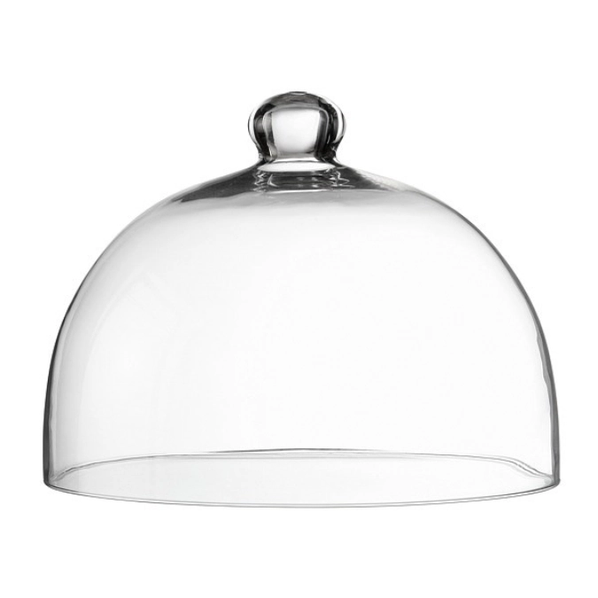 Glas-Cloche, klar, D27.5cm, H20.5cm