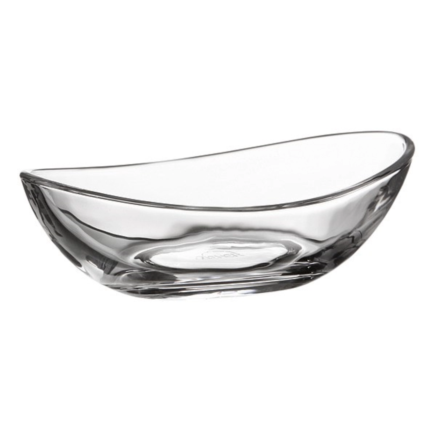 6er Set Glasschale oval, klar, 12.5x7x4cm, 0.08L