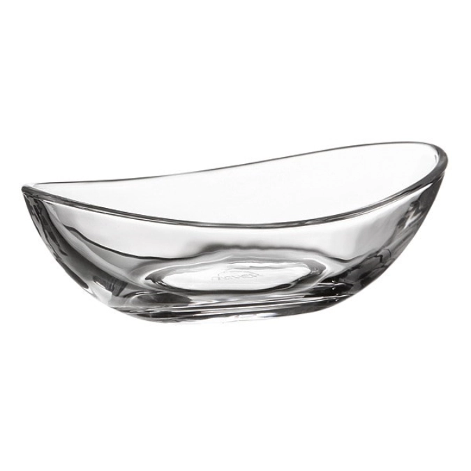 6er Set Glasschale oval, klar, 12.5x7x4cm, 0.08L