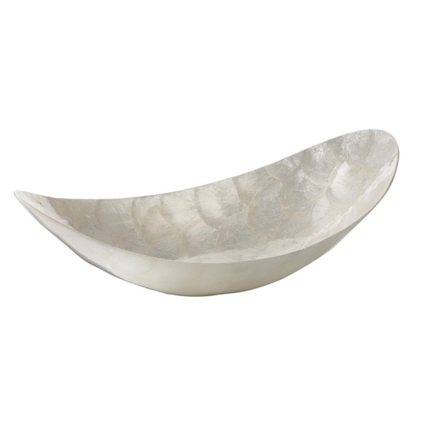 CAPIZ Muschel-Schale oval, elfenbeinfarben 46.5x24x13.5cm