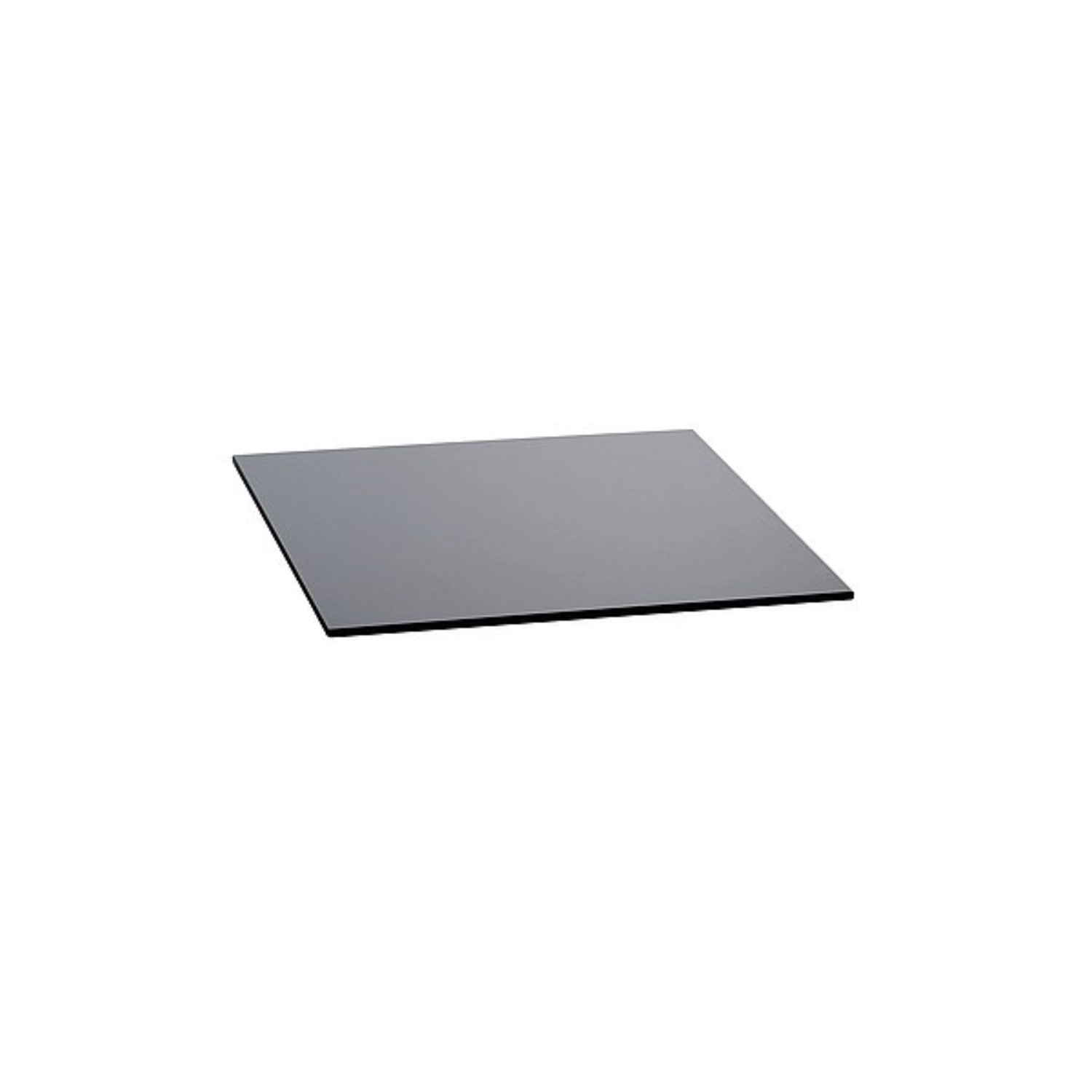 Buffetplatte Schichtstoff, dunkelgrau, 50x50x0.8cm