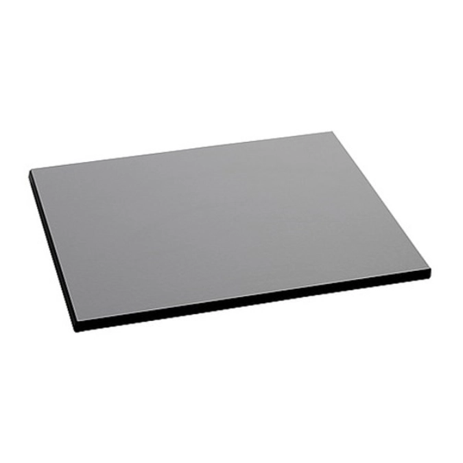 Buffetplatte Schichtstoff, dunkelgrau, 34x34x0.8cm