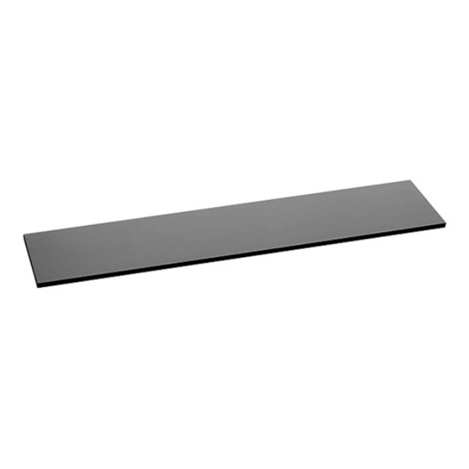 Buffetplatte Schichtstoff, dunkelgrau, 80x21x0.8cm