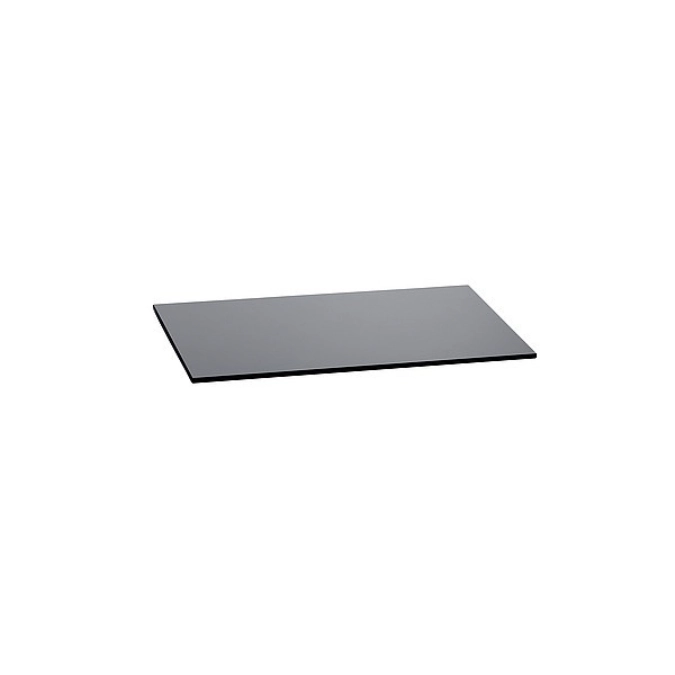 Buffetplatte Schichtstoff, dunkelgrau, 53x32.5x0.8cm