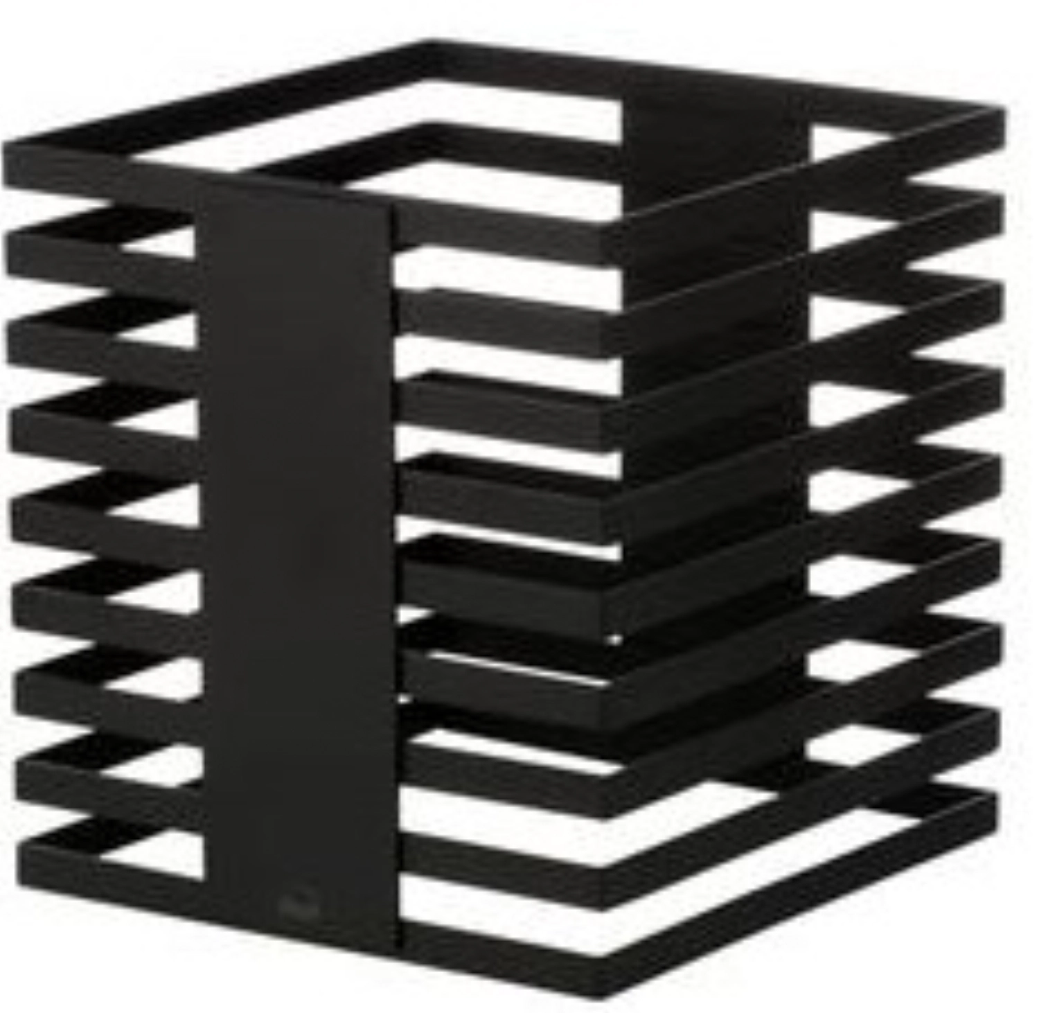 SQUARELINE Buffetständer, Edelstahl, schwarz, 24x24x25.5cm