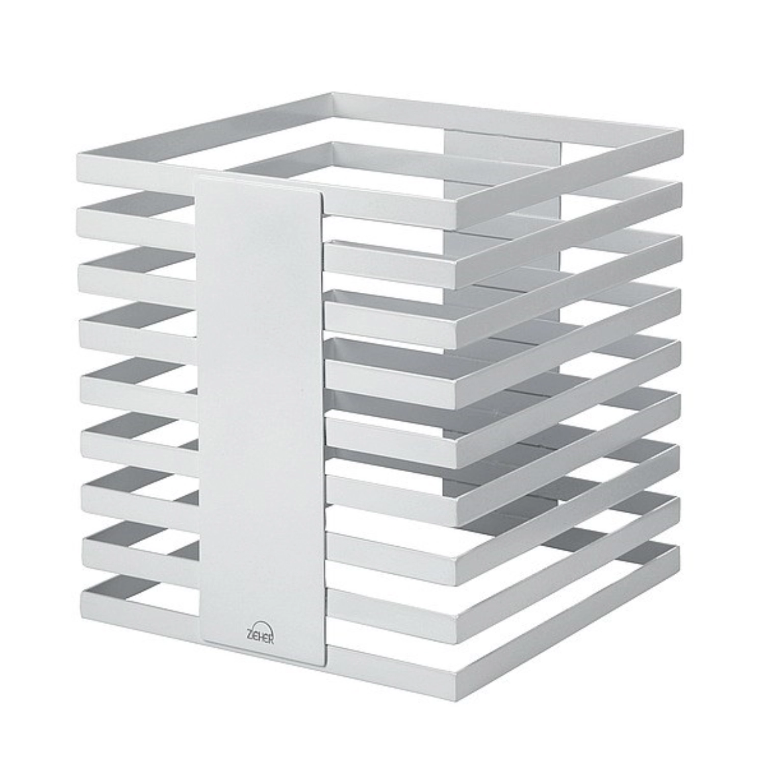 SQUARELINE Buffetständer, Edelstahl, weiss, 24x24x25.5cm