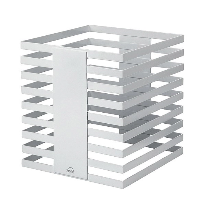 SQUARELINE Buffetständer, Edelstahl, weiss, 24x24x25.5cm