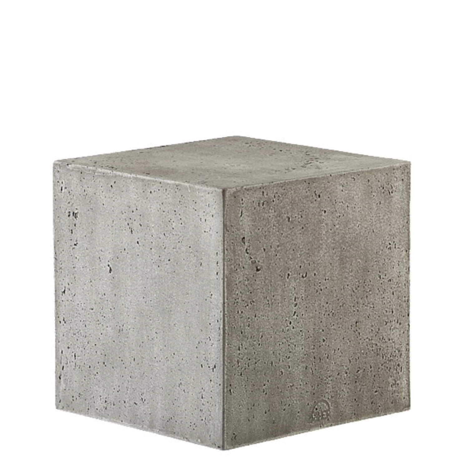 KONKRET! Buffetdisplay, hellgrau 24x24cm, H24cm