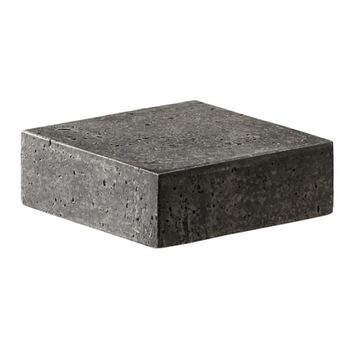 2er Set KONKRET! Buffetdisplay, dunkelgrau, 12x12cm, H4cm