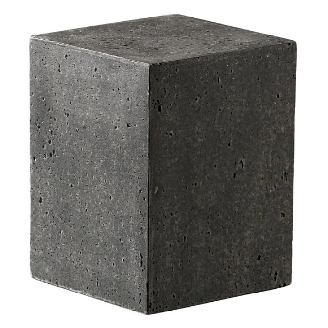 2er Set KONKRET! Buffetdisplay, dunkelgrau, 12x12cm, H16cm