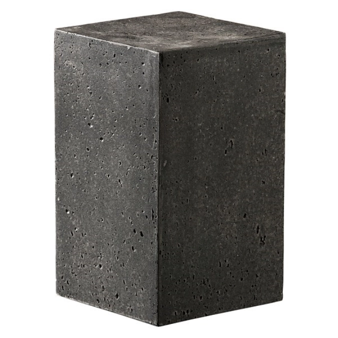 2er Set KONKRET! Buffetdisplay, dunkelgrau, 12x12cm, H20cm