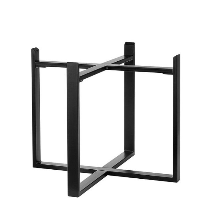 KONKRET! Gestell für XXL-Schale, schwarz matt, 70x70x57cm