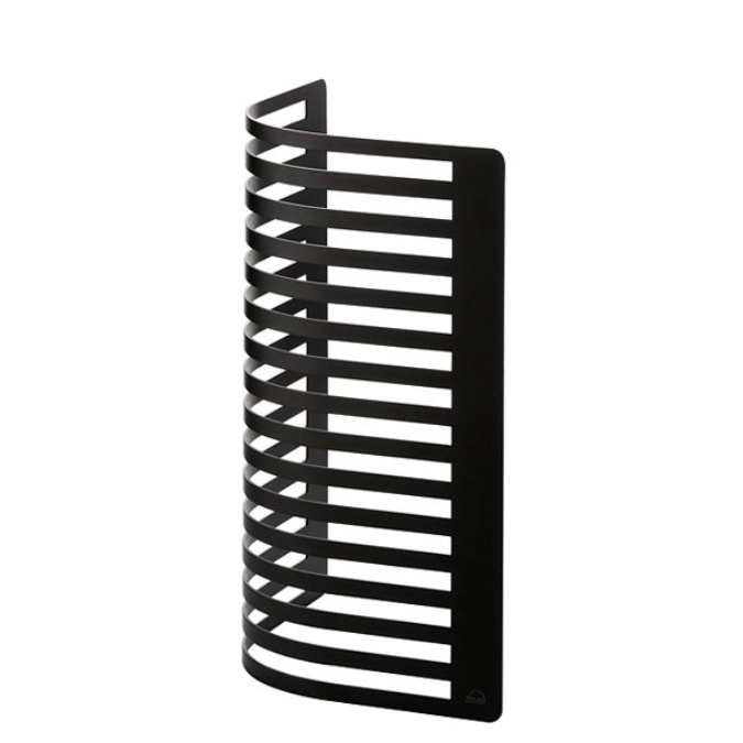 2er Set CURVE Buffetständer, schwarz matt, 27x27x46.5cm