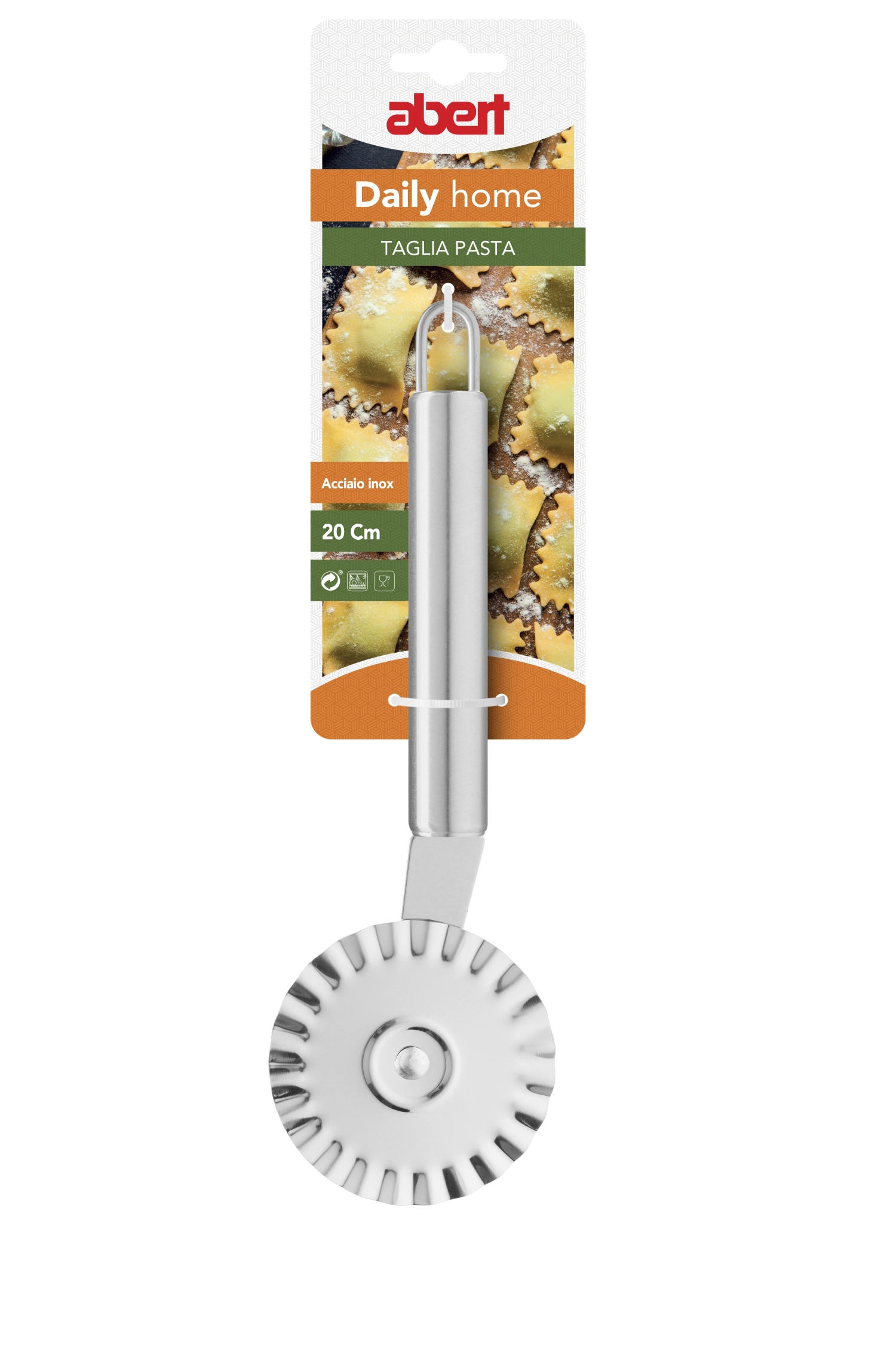 Daily home coupe-pâte en acier inoxydable 18.5cm