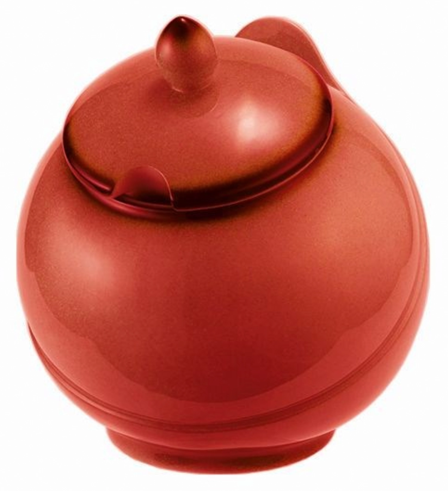 Boule en porcelaine rouge 1.5L incl. couvercle p. taille M