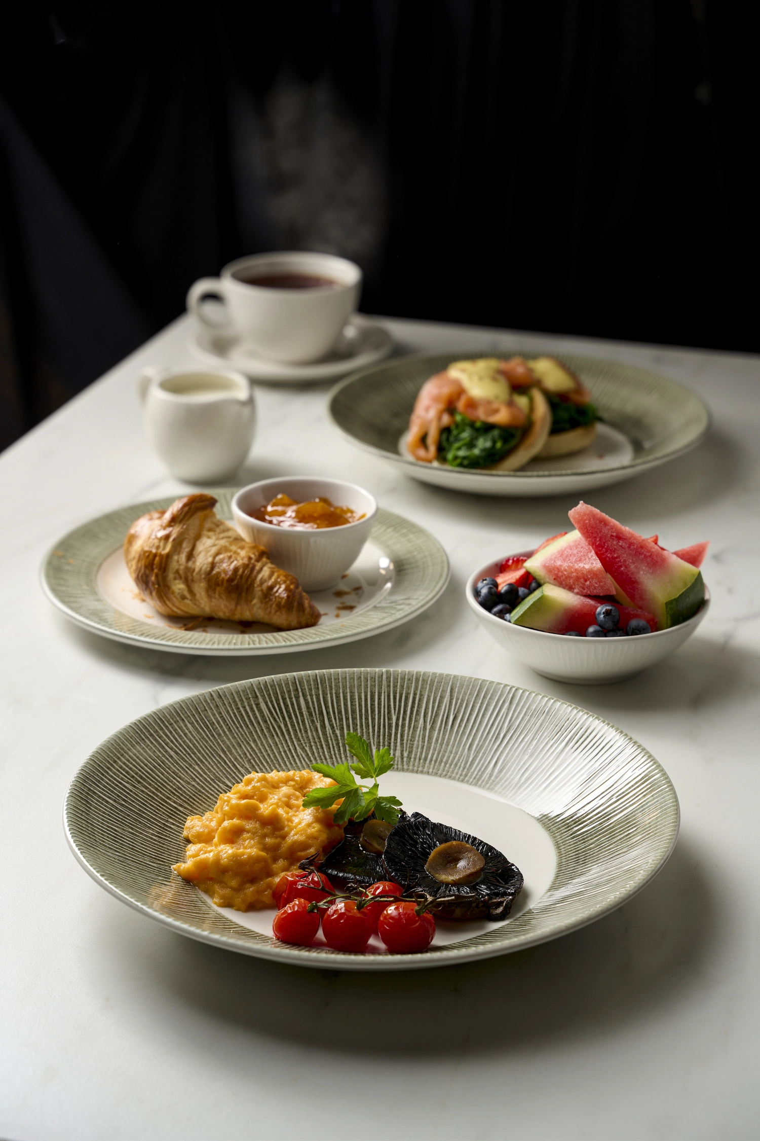 Bamboo Spinwash Alpine Platzteller