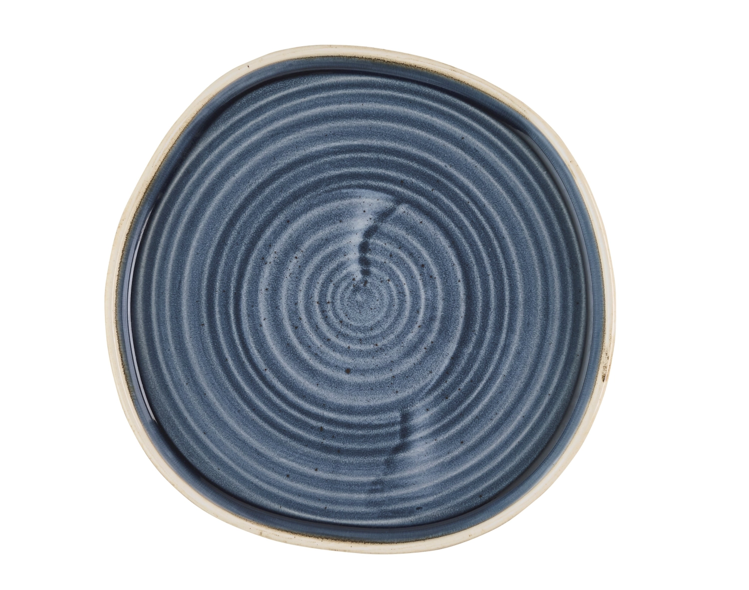 Stonecast Blueberry Organic Walled Assiette plate