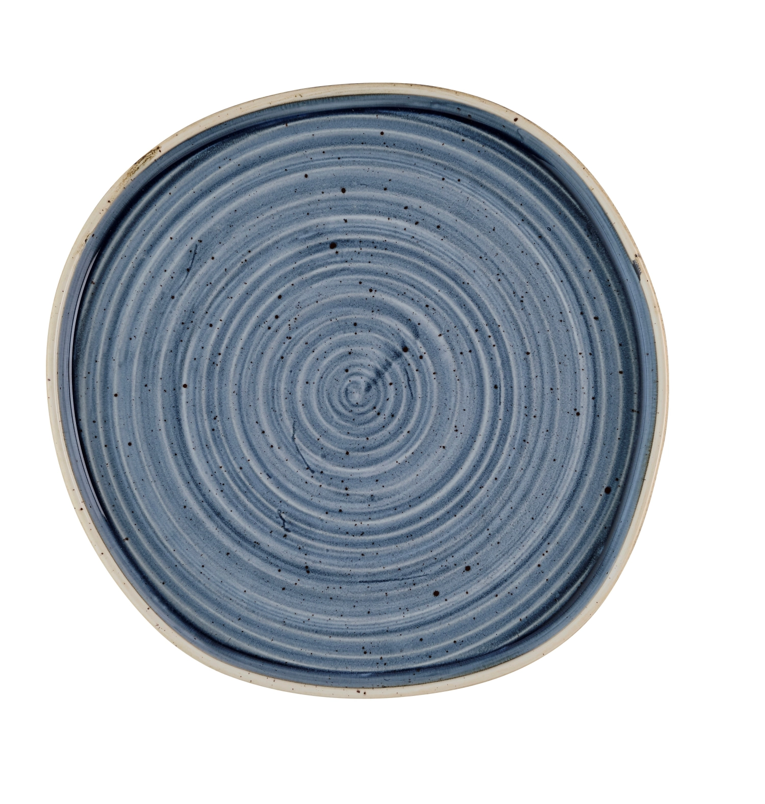 Stonecast Blueberry Organic Walled Assiette plate