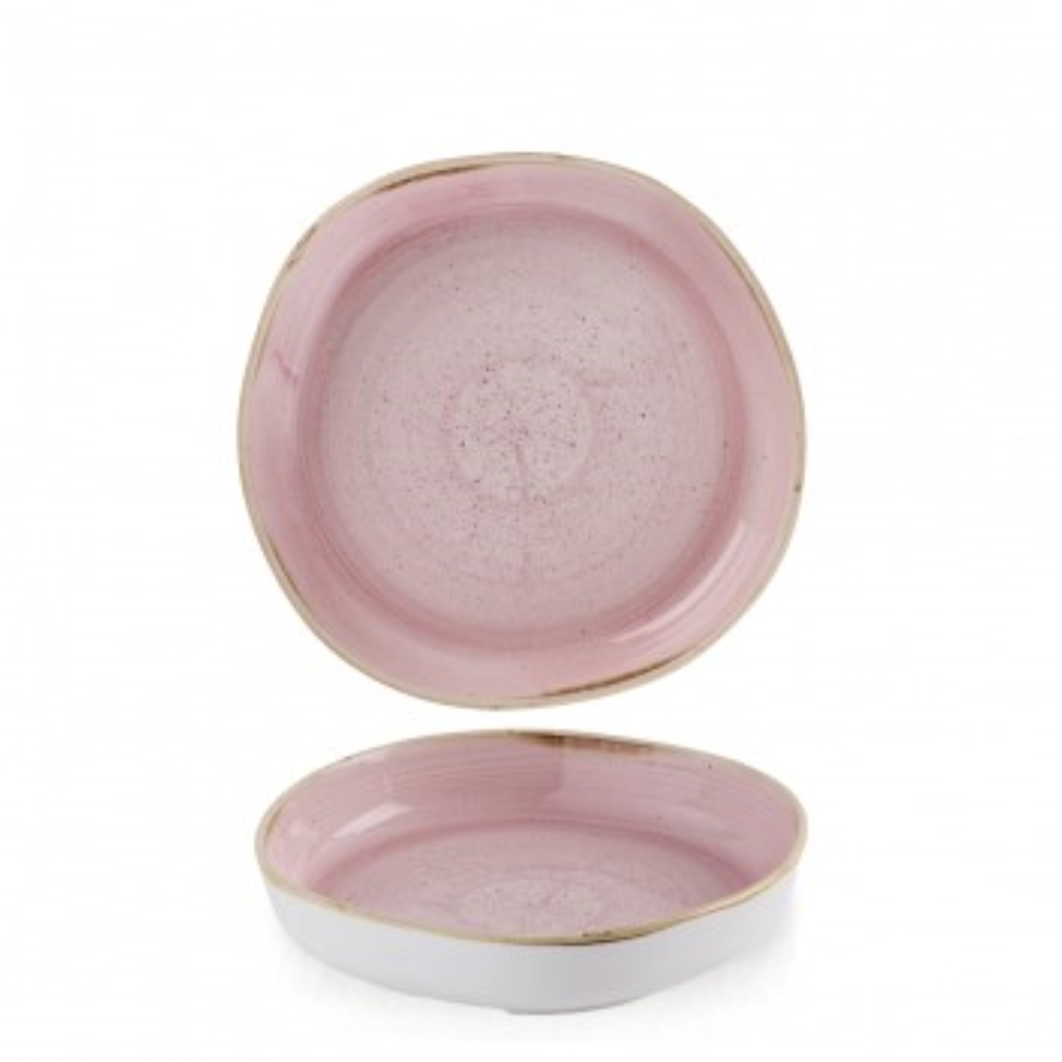 Stonecast Petal Pink Organic Walled saladier