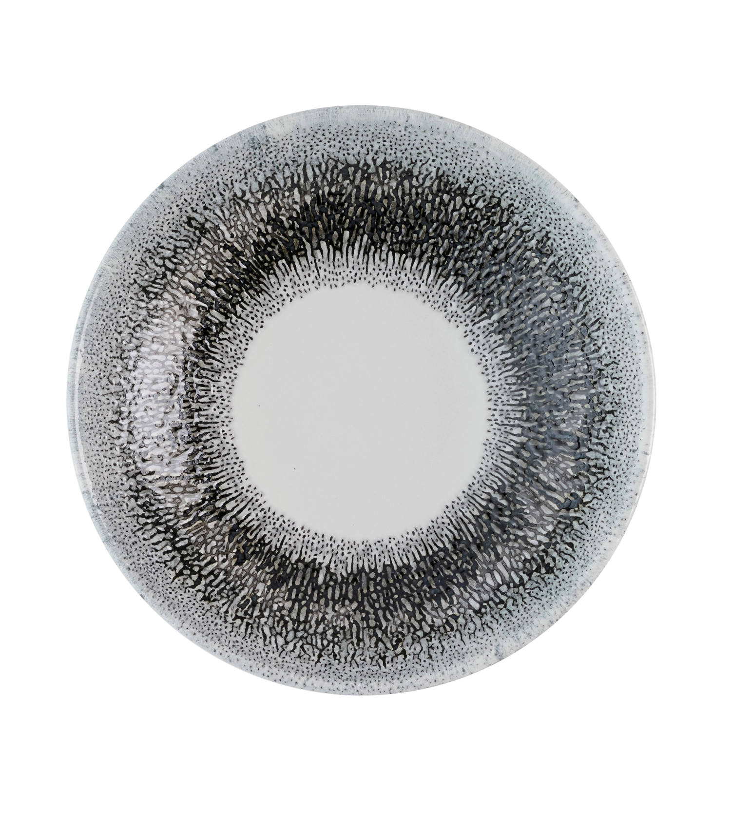 S.P. Fusion Quartz Black Coupe Assiette creuse