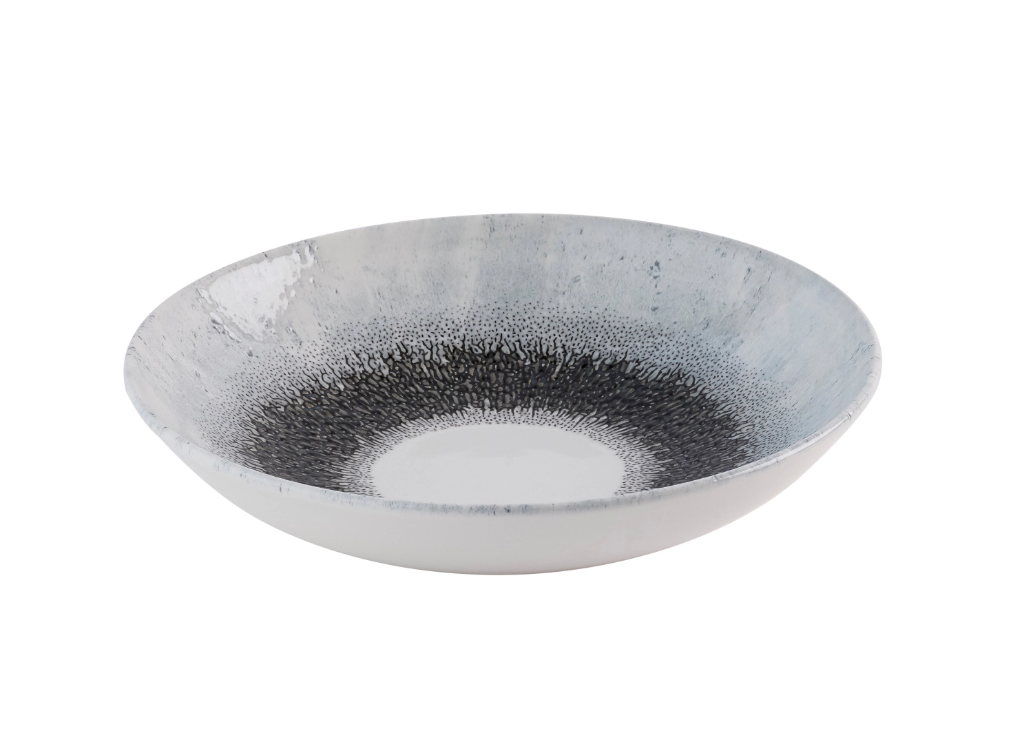 S.P. Fusion Quartz Black Coupe Assiette creuse