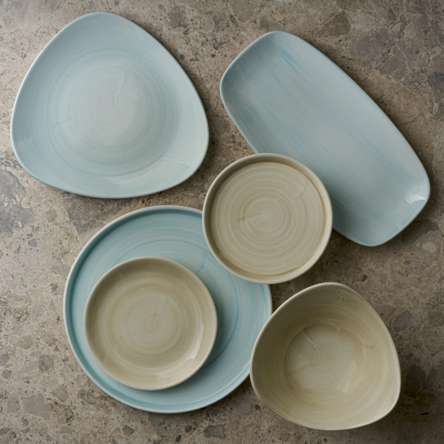 Stonecast Canvas Breeze Triangel Teller flach