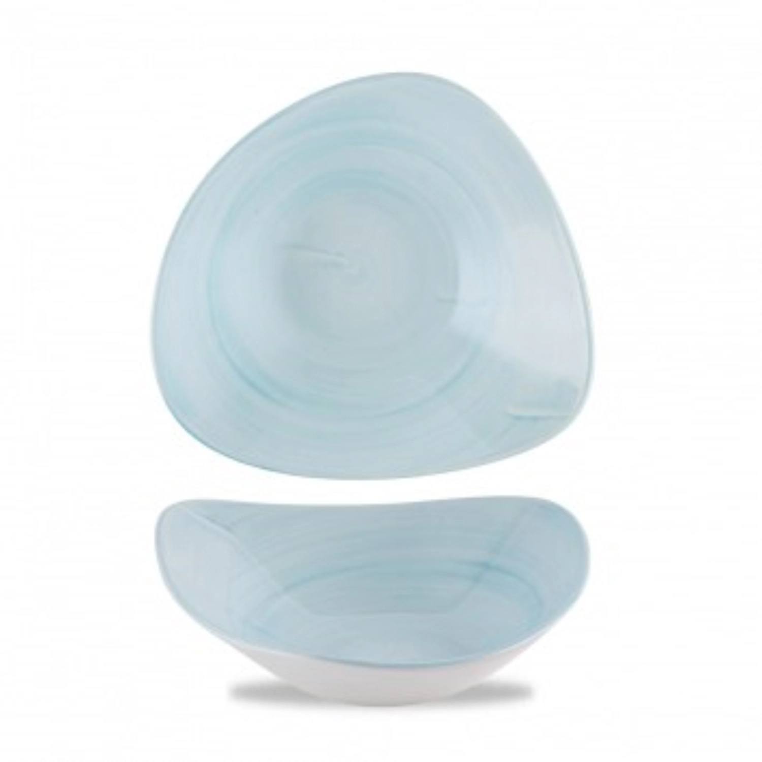 Stonecast Canvas Breeze Triangle Assiette creuse