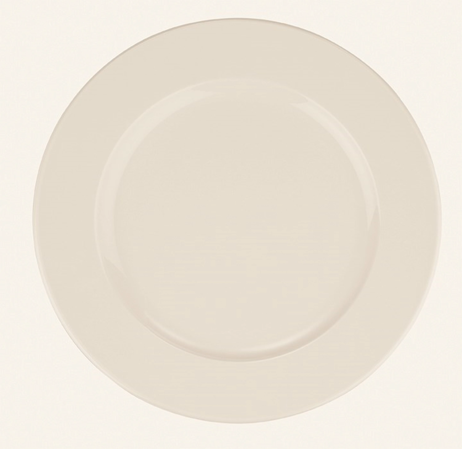 White Banquet Teller flach