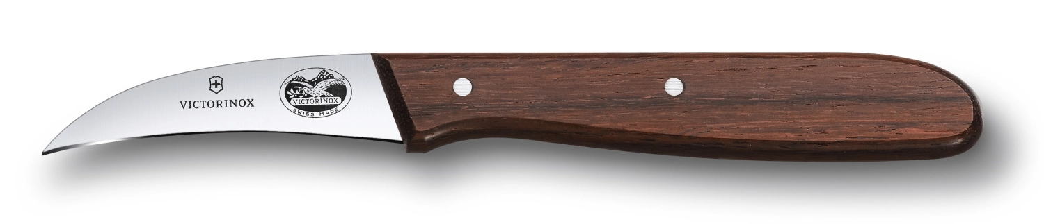 Wood, Couteau à légumes, 6 cm, coupe droite, érable