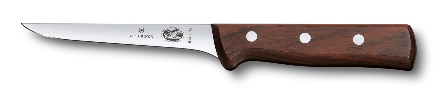 Wood, Couteau à désosser, 12 cm, coupe droite, érable