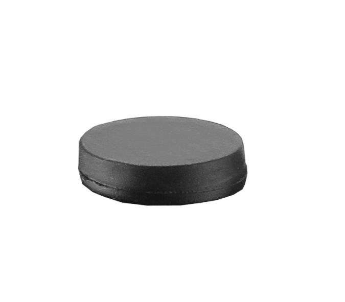 4er Set Abstandshalter magnetisch, schwarz gummiert, D1.7cm