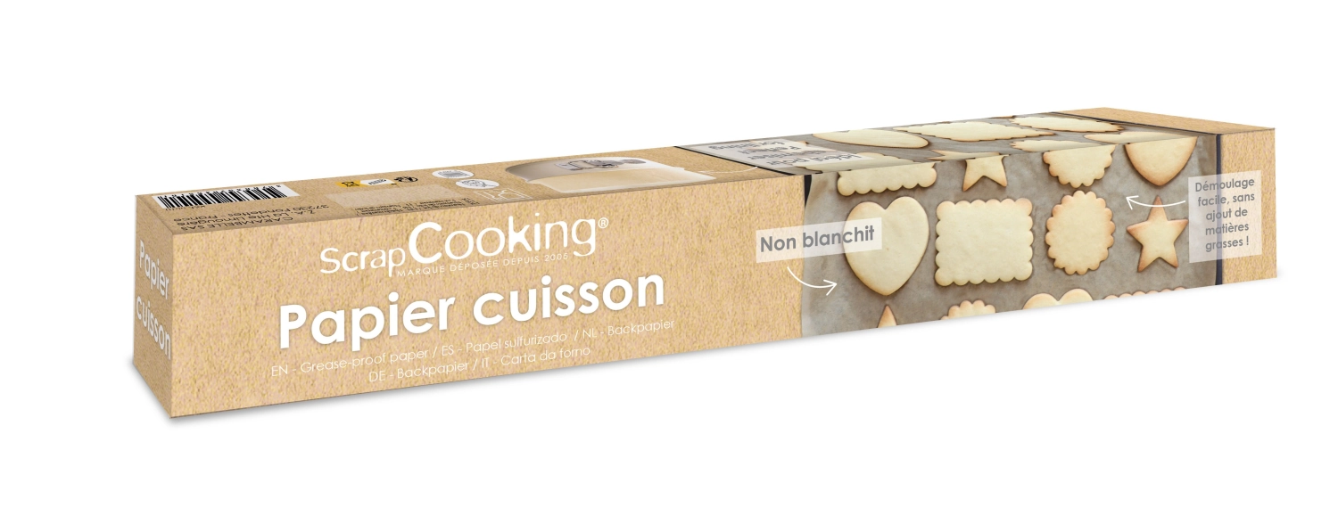 Papier sulfurisé naturel 30 cm x 10 m